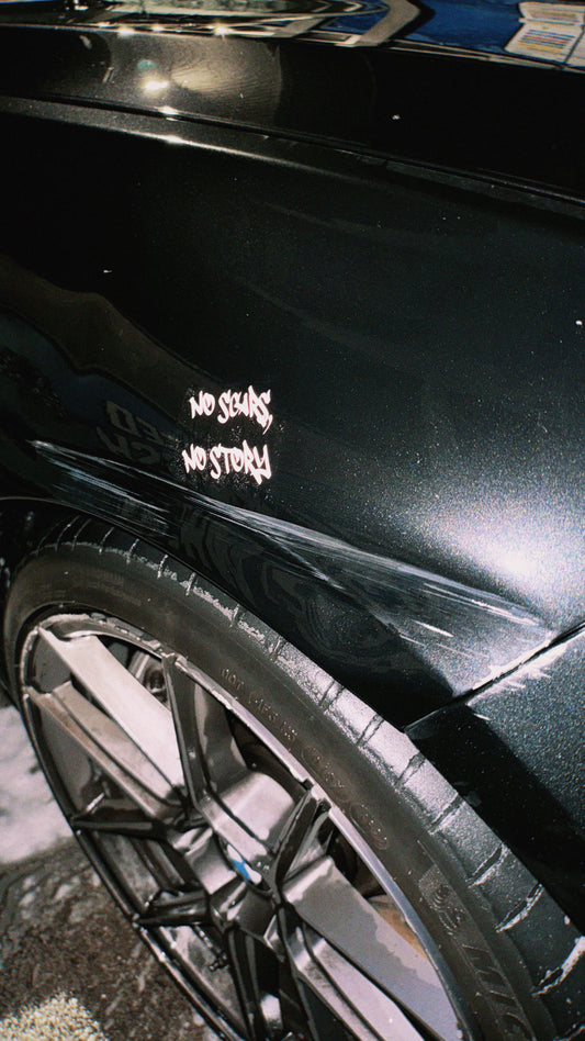 Stickers NO SCARS, NO STORY